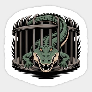 Alligator-Alcatraz Sticker
